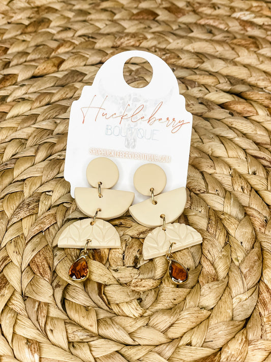 Sweater Weather Clay Earrings