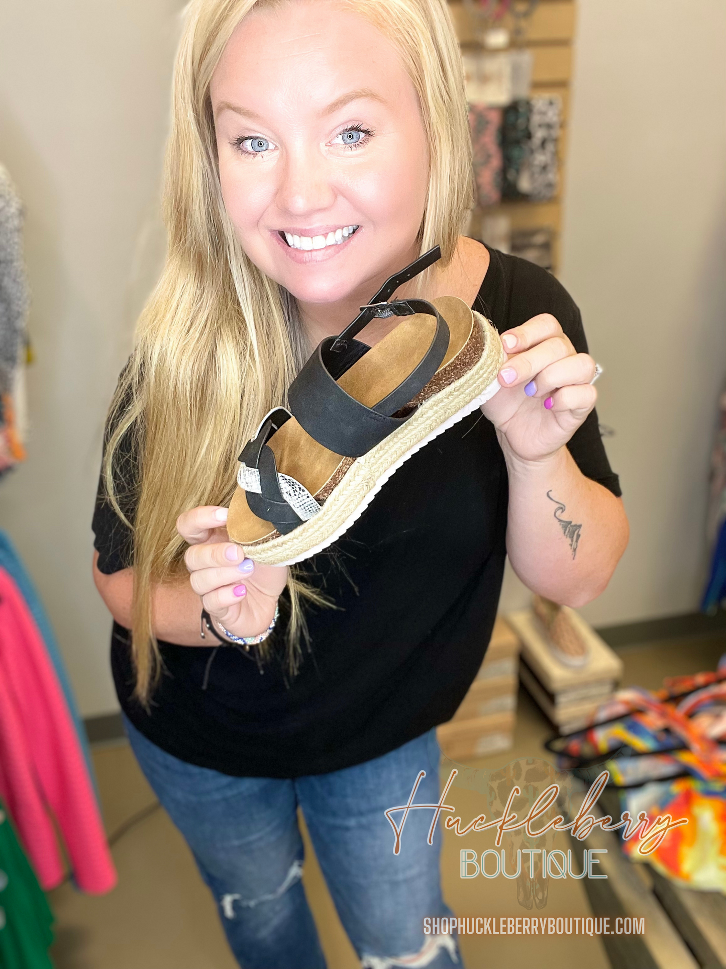 Black Braided Espadrilles